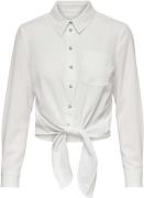 Only Lecey ls knot shirt noos cloud dancer