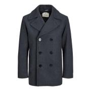 Jack & Jones Captain wool peacoat jacket