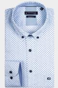 Giordano Casual hemd lange mouw ivy minimal squares print 417015/60