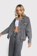 Alix The Label 2402417523 ladies woven fancy denim jacket