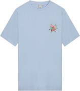 Law of the sea T-shirt ronde hals tropical wind surfer blue