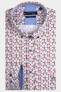 Giordano Casual hemd korte mouw league spaced squares print 416029/30