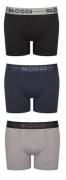 Sloggi Go short 3-pack m008 zwart/grijs/blauw