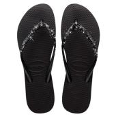 Havaianas Slim glitter ii | black/black teenslippers dames