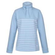 Regatta Dames bayla gestreept sweatshirt met knopenhals