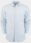 Bos Bright Blue Casual hemd lange mouw loewe li-co ws stripe shirt l 2...