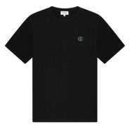 Quotrell | padua t-shirt black/ocean blue
