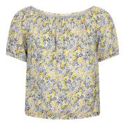 Indian Blue Meisjes crop top bloemen licht