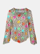 Mucho Gusto Blouse genua leopard with painted dots