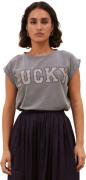 By-Bar Amsterdam Thelma lucky vintage top charcoal