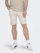 Only & Sons Onsply ecru 9296 azg dnm shorts