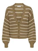 Jacqueline de Yong Ellen l/s v-neck stripe cardigan