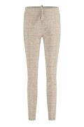 Studio Anneloes Downstairs bonded check trousers dessin