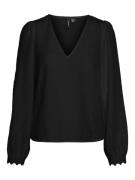 Vero Moda Vmmali ls v-neck top wvn -