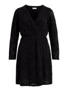 Vila Vibeaut lace v-neck ls dresssu -