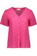 Only Onlkally heart ss shirt wvn cs fuchsia