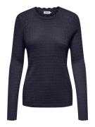 Only Onljuliette ls glitter o-neck cc kn navy