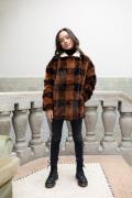 Looxs Revolution Oversized fur jas voor meisjes in de kleur