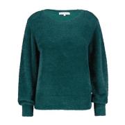 Red Button Sweater srb4342 bodi fluffy teal