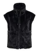 Jacqueline de Yong Jdyesther faux fur waistcoat otw qi antraciet