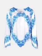 Mucho Gusto Blouse genua wit met paisley print