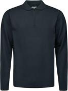 No Excess Pullover polo half zip night