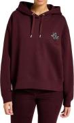 Lee Logo hoodie velvet beet