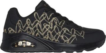 Skechers 177975/bkgd uno-golden heart