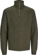 Jack & Jones Jprblunorth knit high neck sn olive night/melange