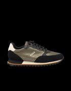 Hugo Boss Sneakers/lage-sneakers heren 50470152-380 open green suede c...