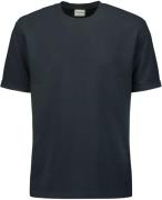 No Excess T-shirt korte mouw ronde hals jacuard dark steel