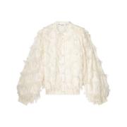 Summum 2s3189-12066 blouse fringe fluffy