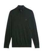 Lyle and Scott Lyle&scott tonal eagle merino quarter zip jumper truien...