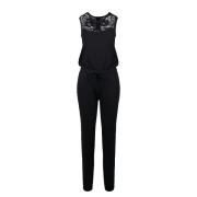 Urban Classics Jumpsuit dames met blok kanten detail