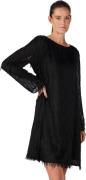 Y.A.S Yasdia ls boatneck dress black