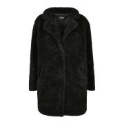 Urban Classics Dames sherpa oversized jas