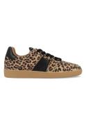 DWRS Label Poona leopard b11456-09 / zwart