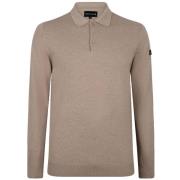 PRESLY & SUN Brad long sleeve knitted polo