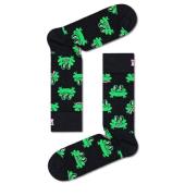 Happy Socks Zwarte sokken met kikkers printjes unisex