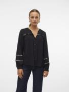 Vero Moda Vmdemi detail ls top wvn ga