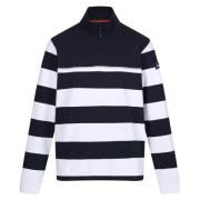 Regatta Heren agilno gestreepte half zip fleece top