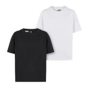 Urban Classics Meisjes oversized vriend t-shirt (set van 2)