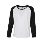 Urban Classics Meisjes contrast raglan t-shirt met lange mouwen