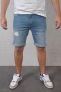 Purewhite Regular fit denim short the miles