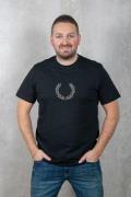 Fred Perry Flocked laurel wreath gra tee