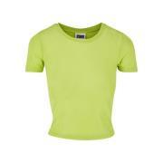 Urban Classics Dames mesh cropped t-shirt