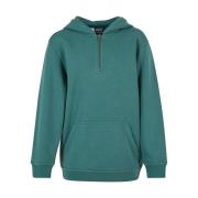 Urban Classics Jongens half zip boxy hoodie