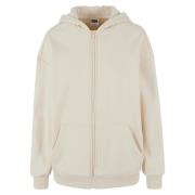 Urban Classics Dames cozy zip front oversized full zip hoodie