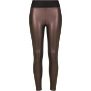 Urban Classics Dames legging hoog taille leer