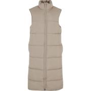 Urban Classics Dames puffer lang gilet